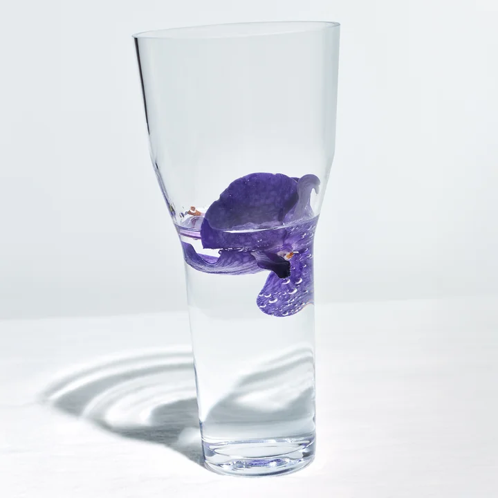 Iittala - Solare Vase low, Ø 220 x 200 mm, klar