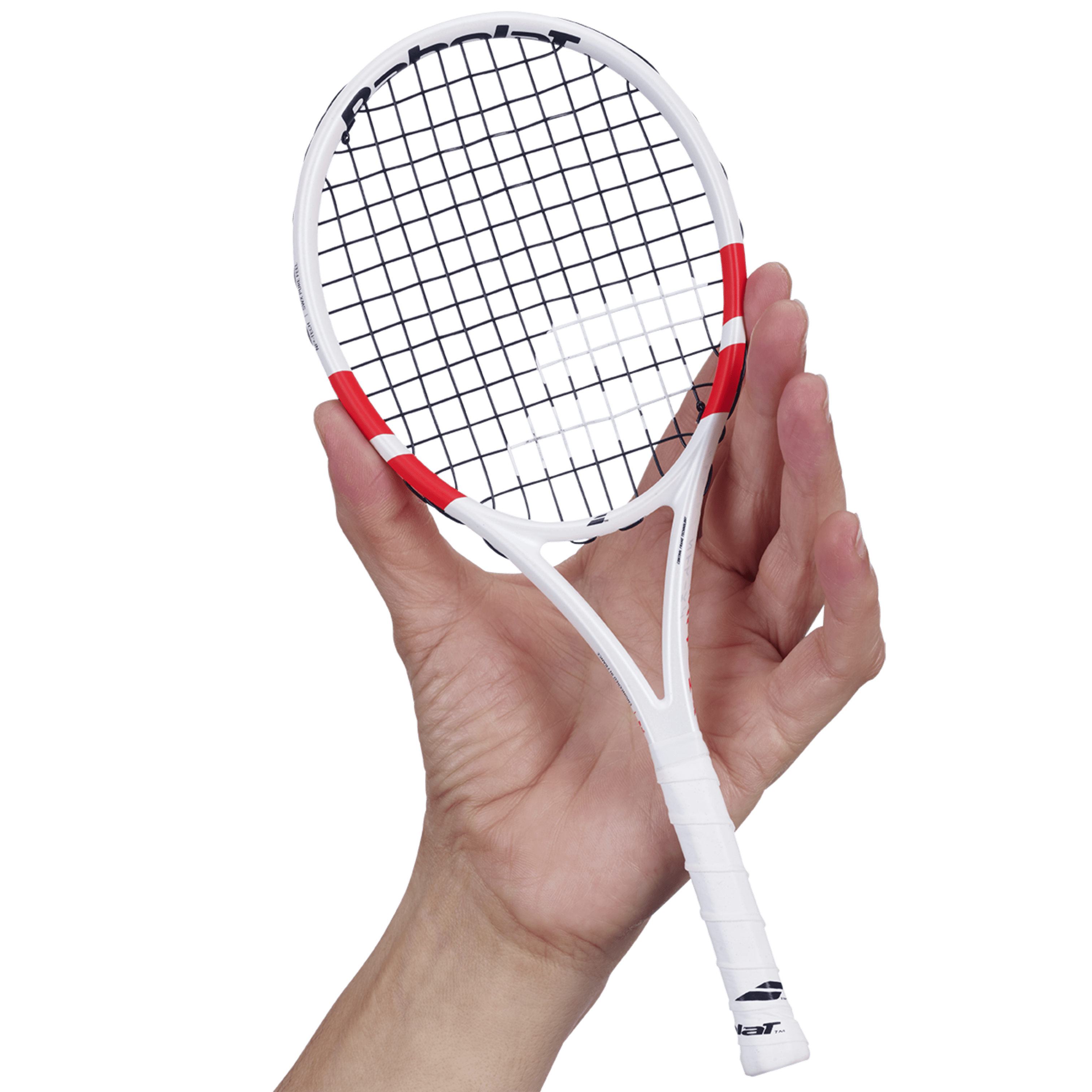 Mini raquette Pure Strike Weiß / Rot