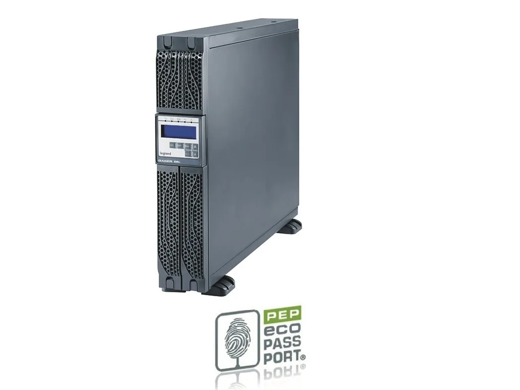 Legrand DAKER DK Plus 1000 - UPS (stativ-monterbar / ekstern) - AC 230 V - 900 Watt - 1000 VA - 1-faset - 7.2 At - RS-232, USB - output-stikforbindelser: 6 - PFC - 2U - 19