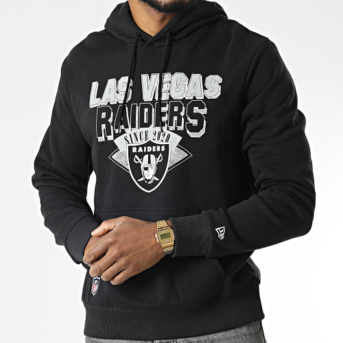 Sweat Capuche Team Logo Las Vegas Raiders Noir