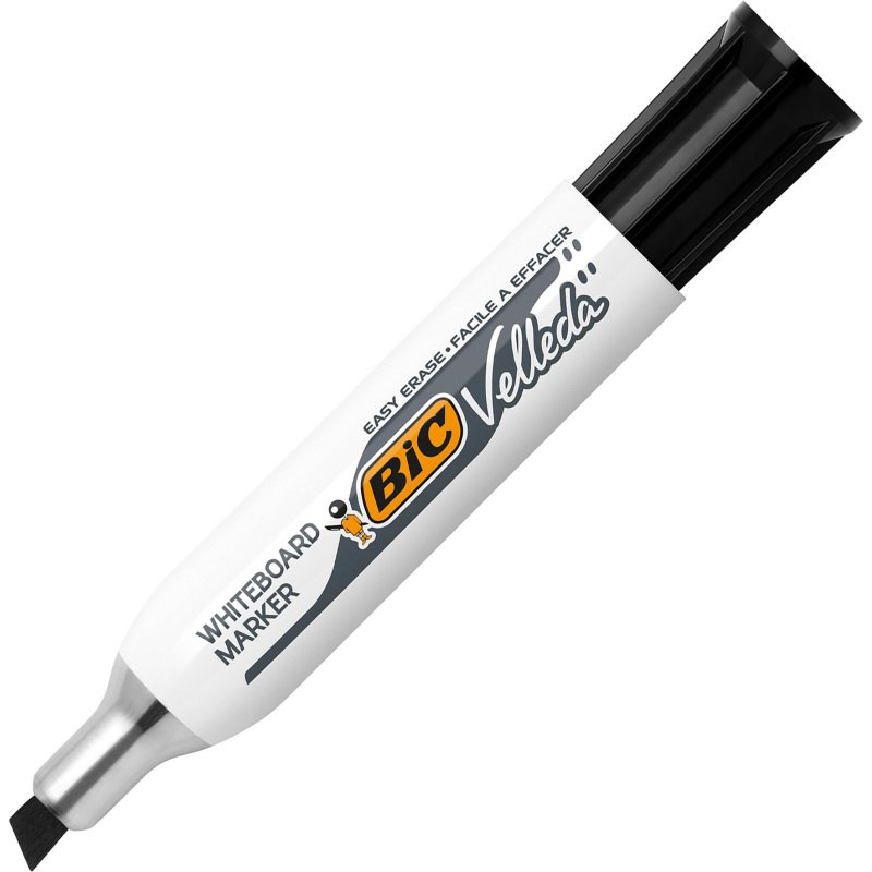 Marqueur effaçable Bic Velleda 1781 pointe biseautée de 3 à 6 mm