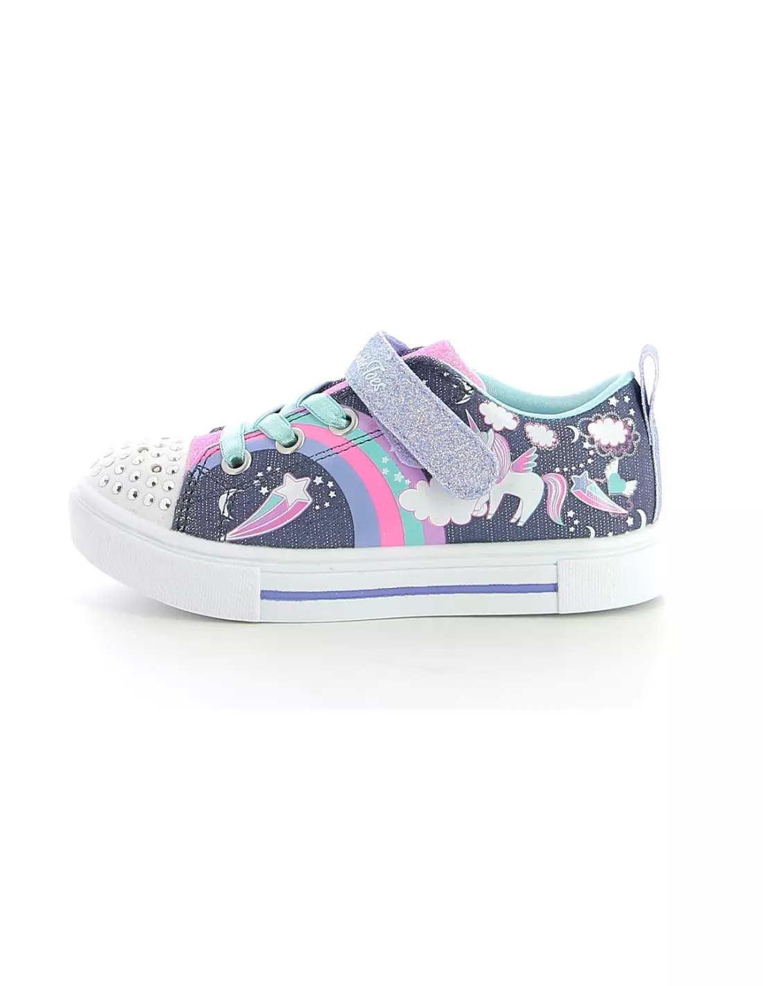SKECHERS UNICORN - Baskets Navy