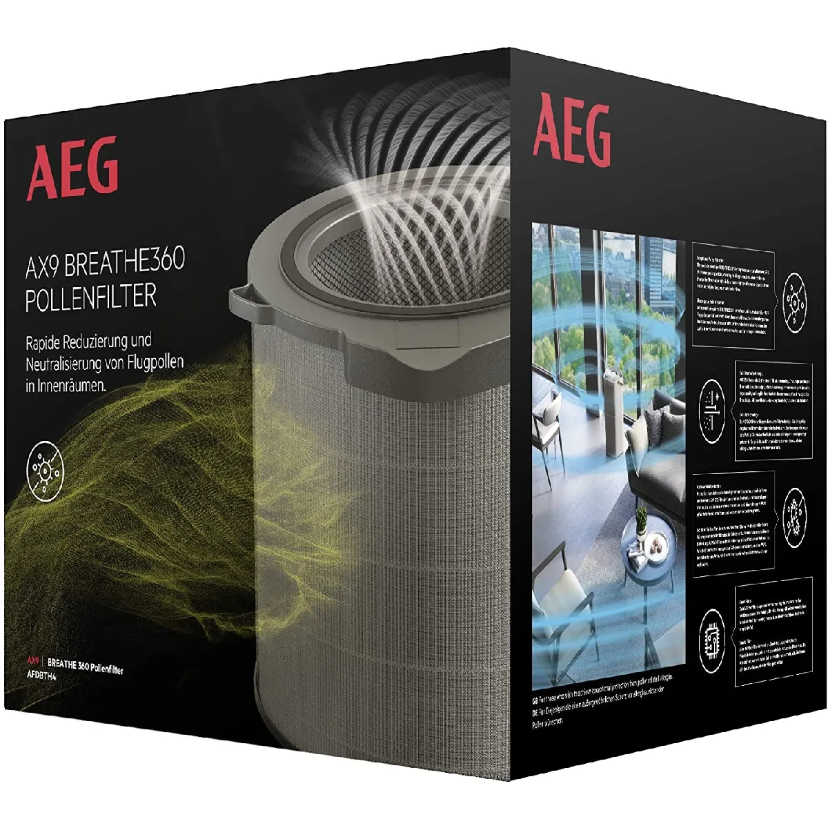 AEG AFDBTH4 Filtre à pollen AX91-404DG
