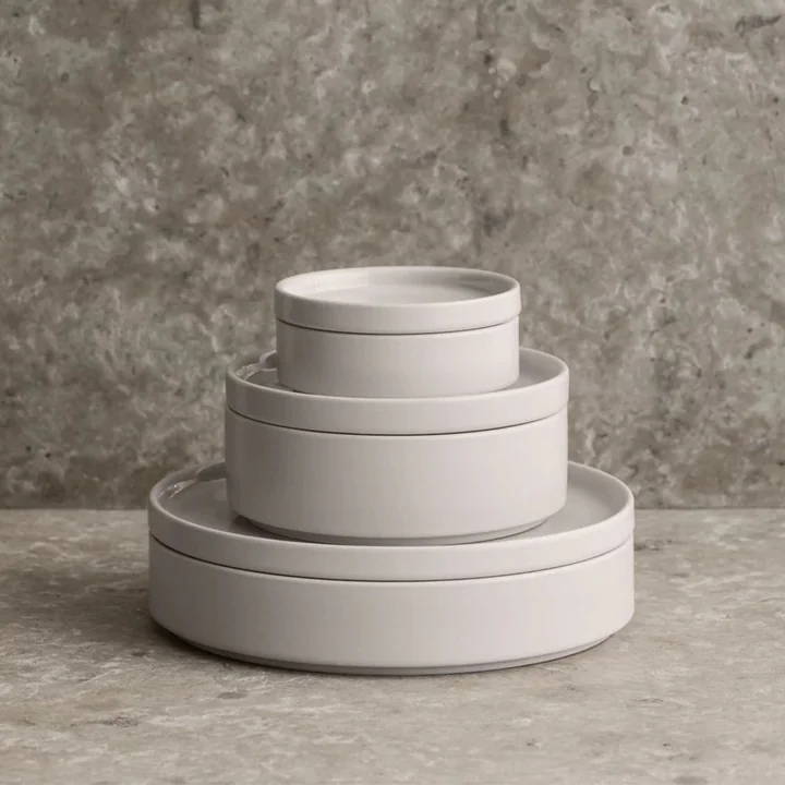 Blomus - Pilar Dessertteller, Ø 20 cm, agave green (2er-Set)