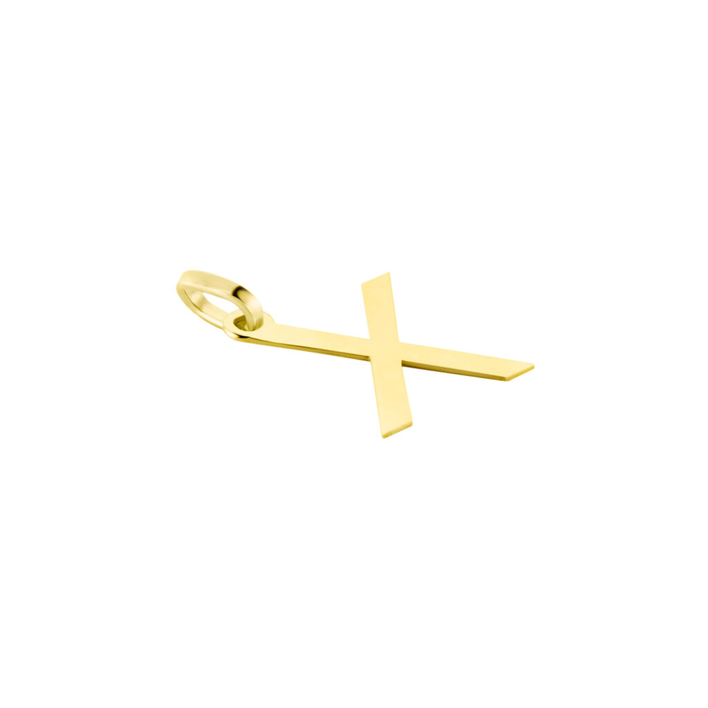 Pendentif Ionia Lettre Or Jaune