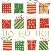 Serviette à motif de Noël 'Christmas Gifts'