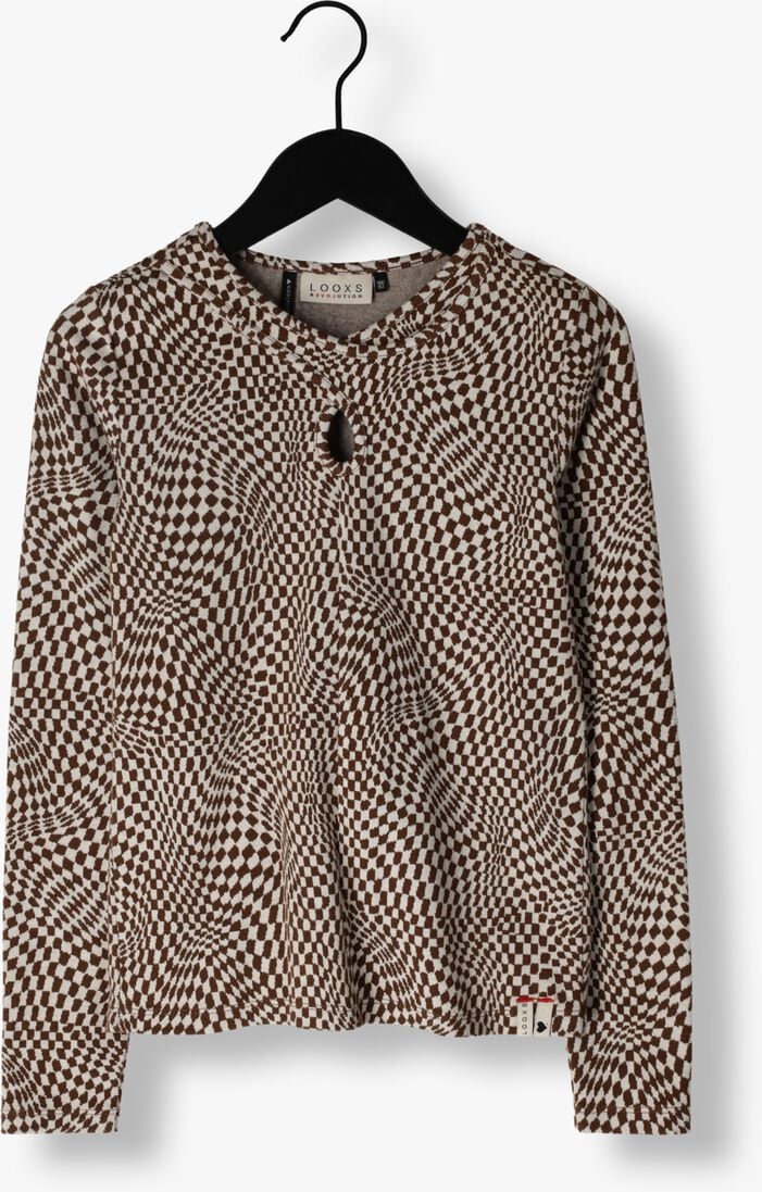 LOOXS 10sixteen bruine looxs 10sixteen trui 2331-5425