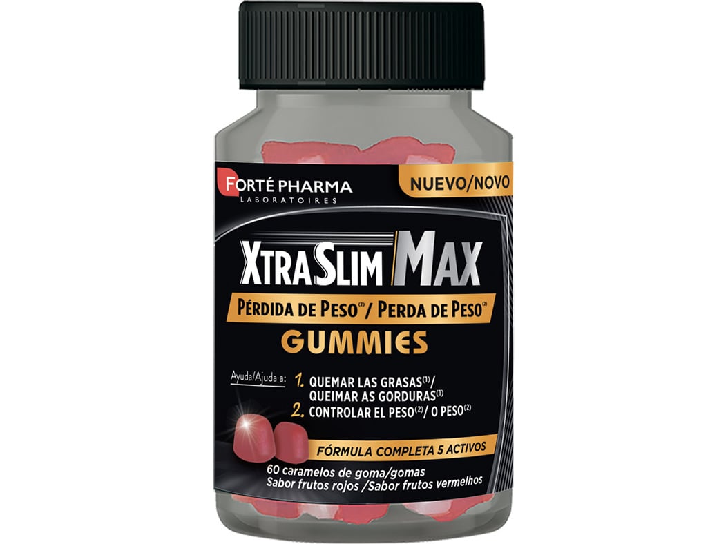 SUPLEMENTO XTRASLIM MAX PERDA PESO GOMAS 60UN