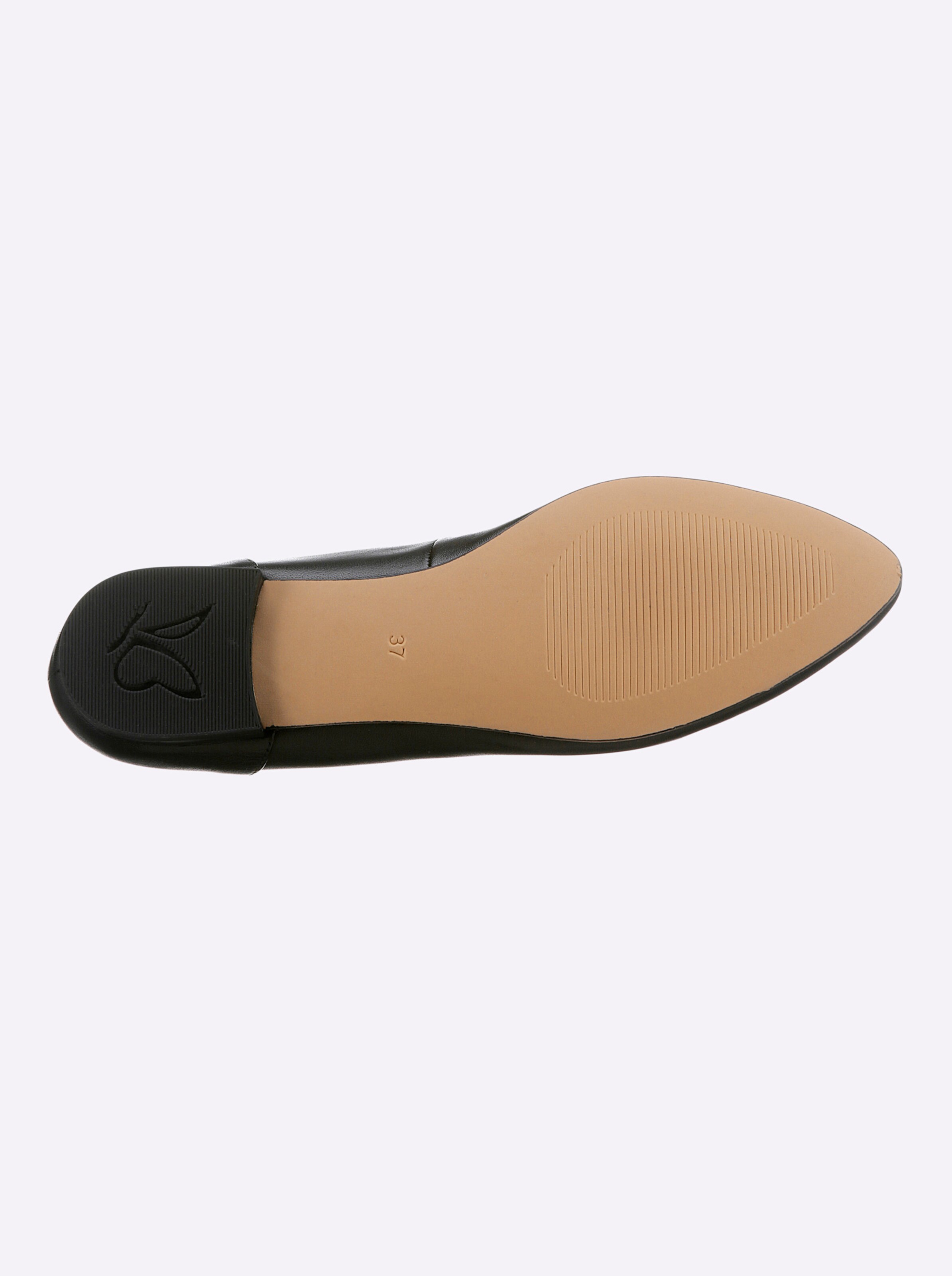 Caprice Ballerina in schwarz