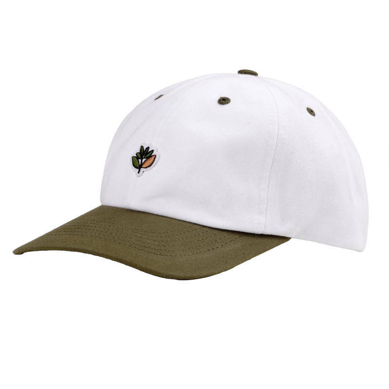 CASQUETTE DE PAPA BICOLORE - BLANC