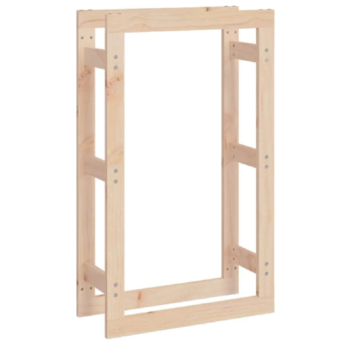 vidaXL Support bois de chauffage 60x25x100 - Pin massif