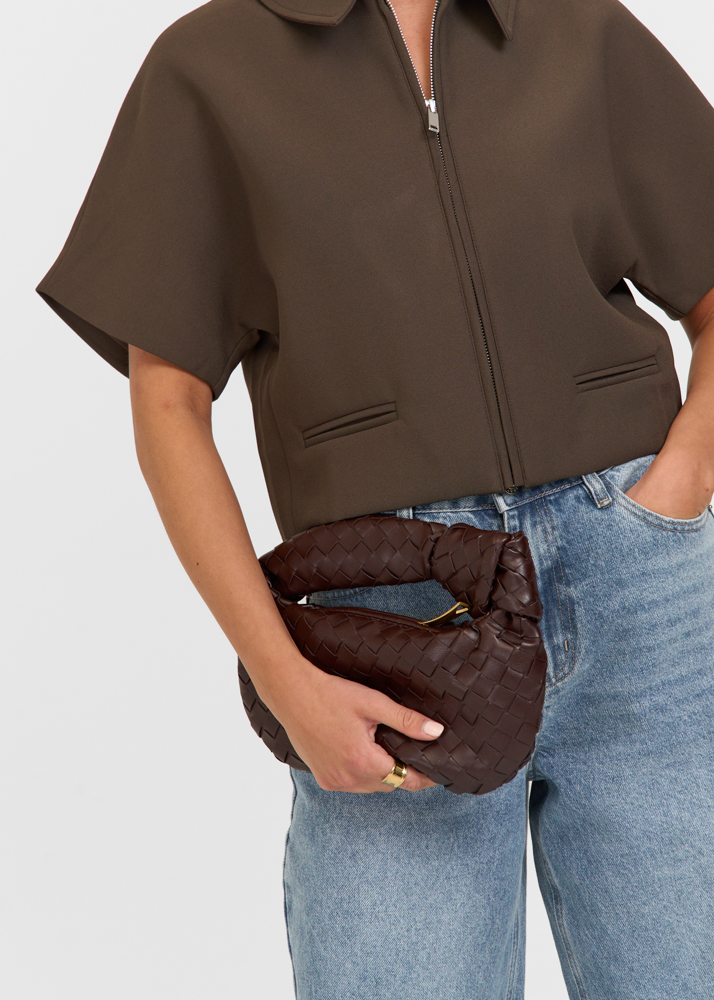 Claire tas choco bruin
