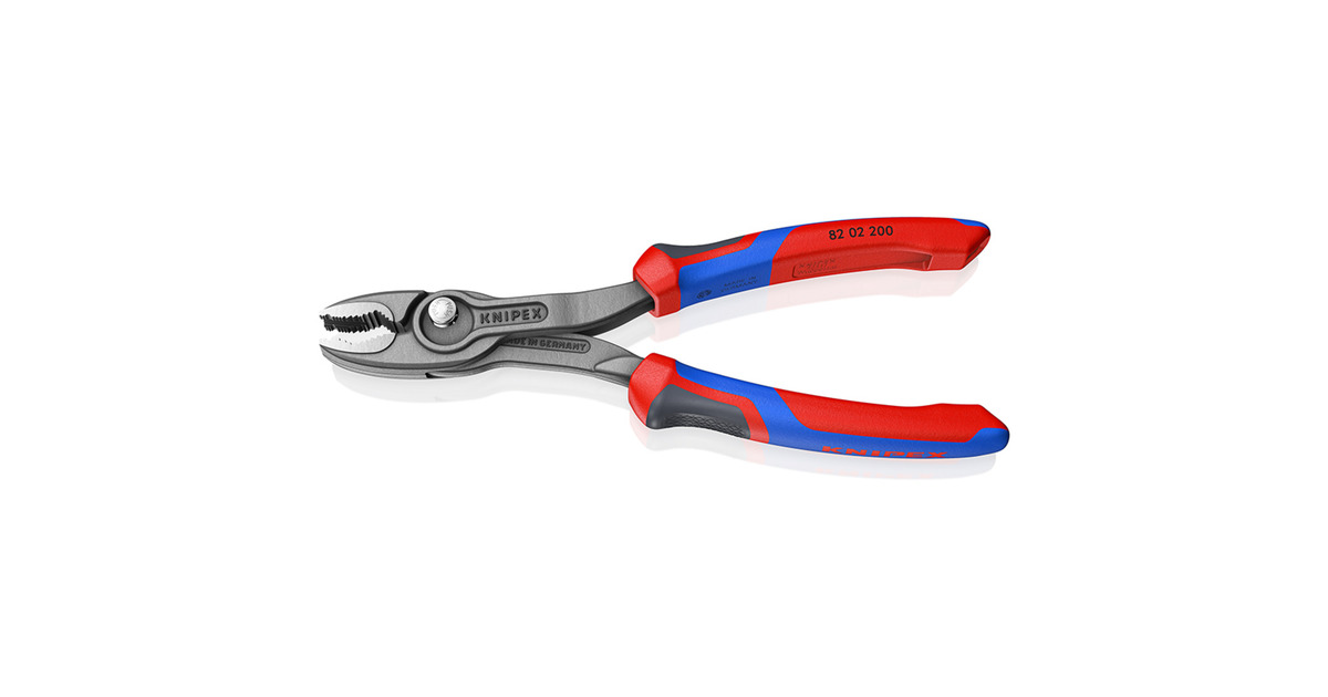 KNIPEXTwinGrip Voorgrijptang 82 02 200  (Rood/blauw)