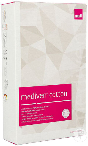 Mediven Cotton CCL1 Ad P.O. Bas De Compression Caramel T2 1 Paire