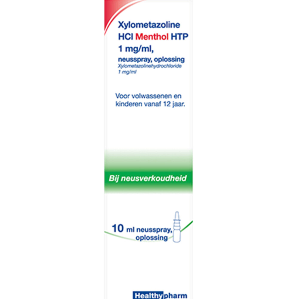 Healthypharm Neusspray Xylometazoline 1 mg/ml Menthol10 ml
