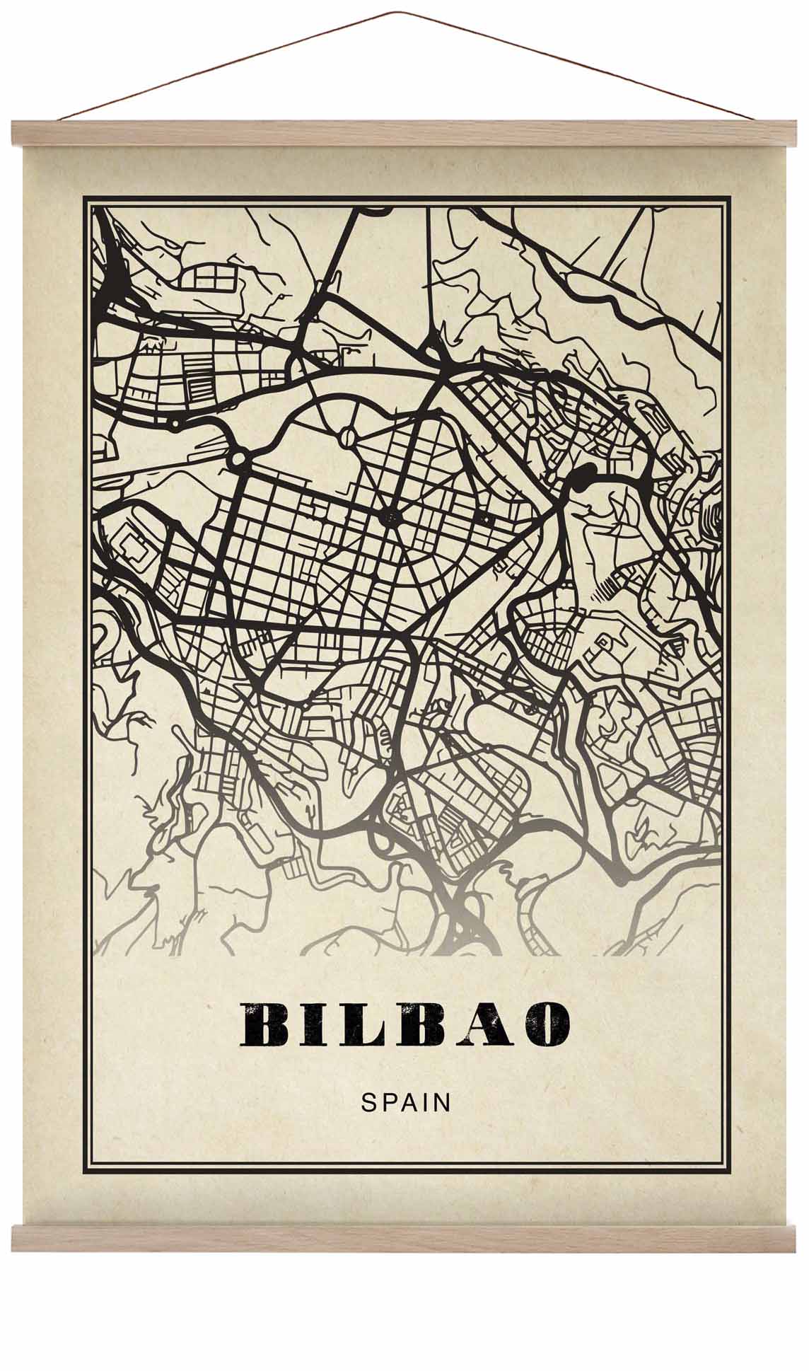 Bilbao Stadt Sepia