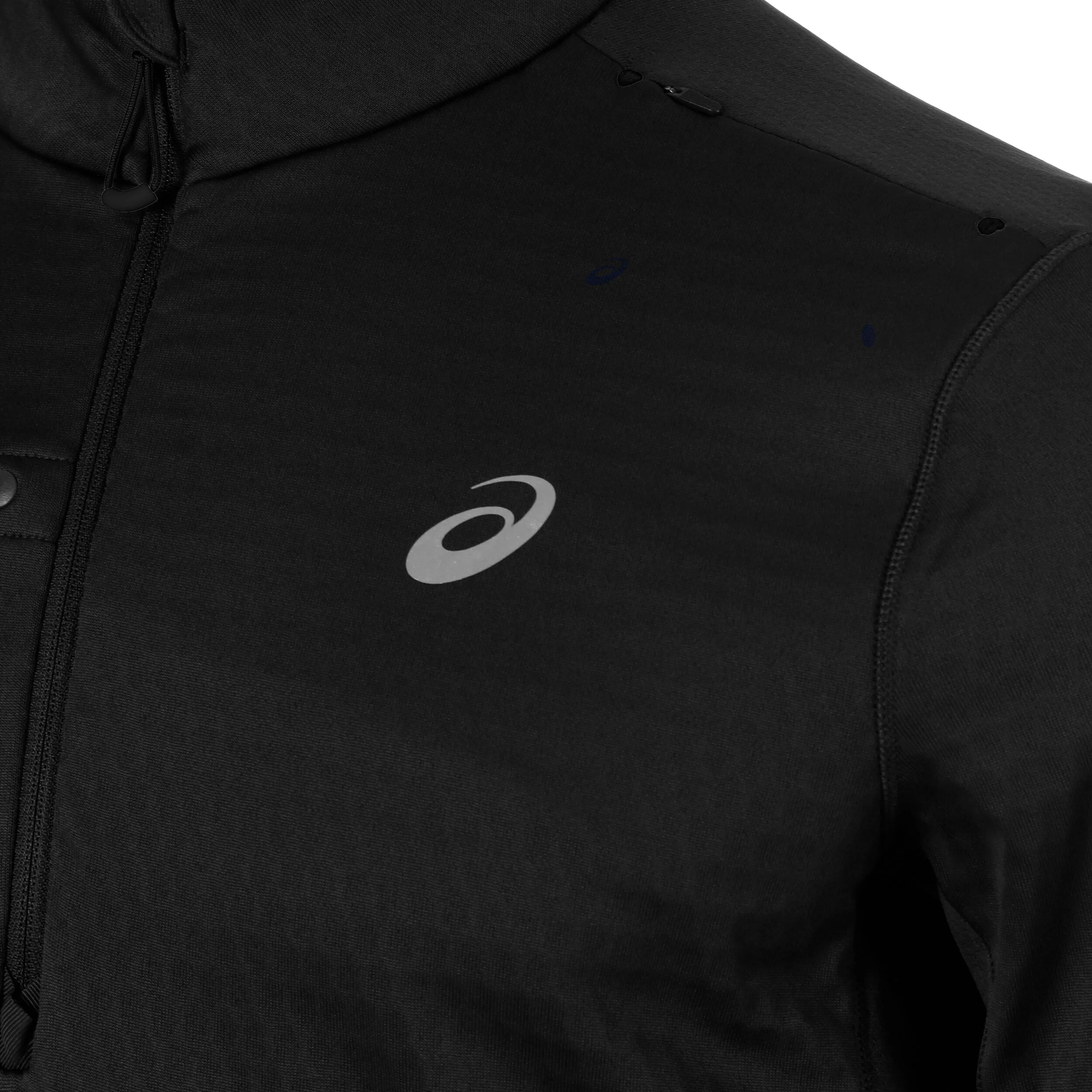 ASICS Road Winter 1/2 Zip Maillot De Course Hommes - Noir