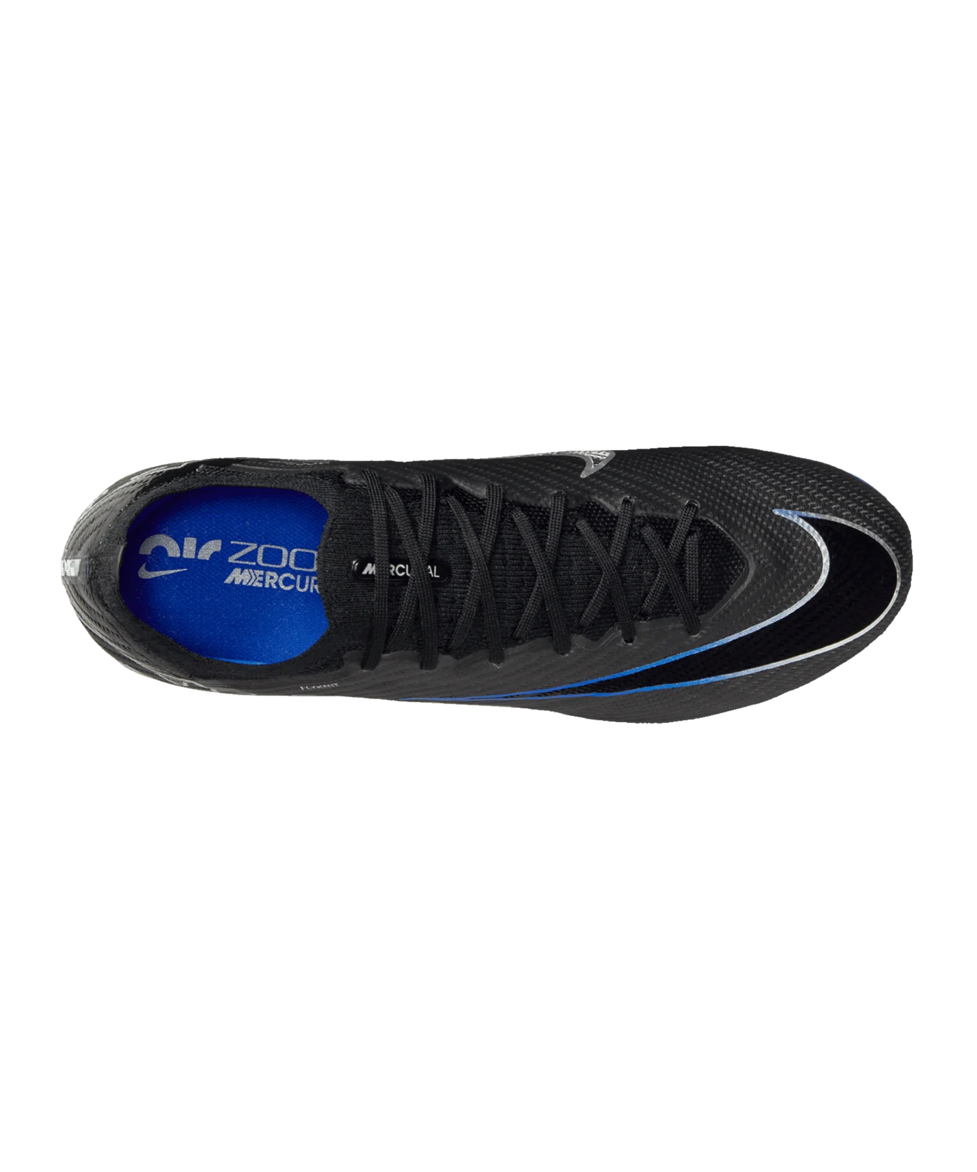 Nike Air Zoom Mercurial Vapor XV Elite FG Shadow Schwarz Silber Blau F040