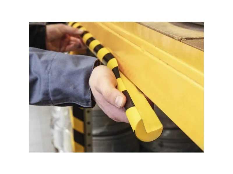 Durable C25R, Polyurethan (PU), Sort, Gul, Afrundet, 1000 mm, Kina