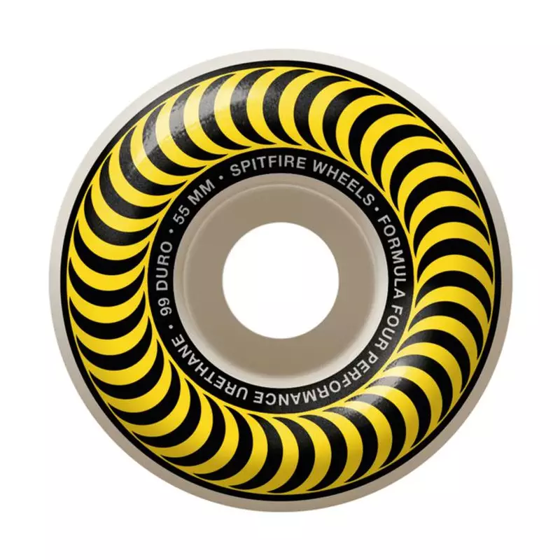 Roues skate SPITFIRE (x4) F4 Classics Blanc 99D 55mm