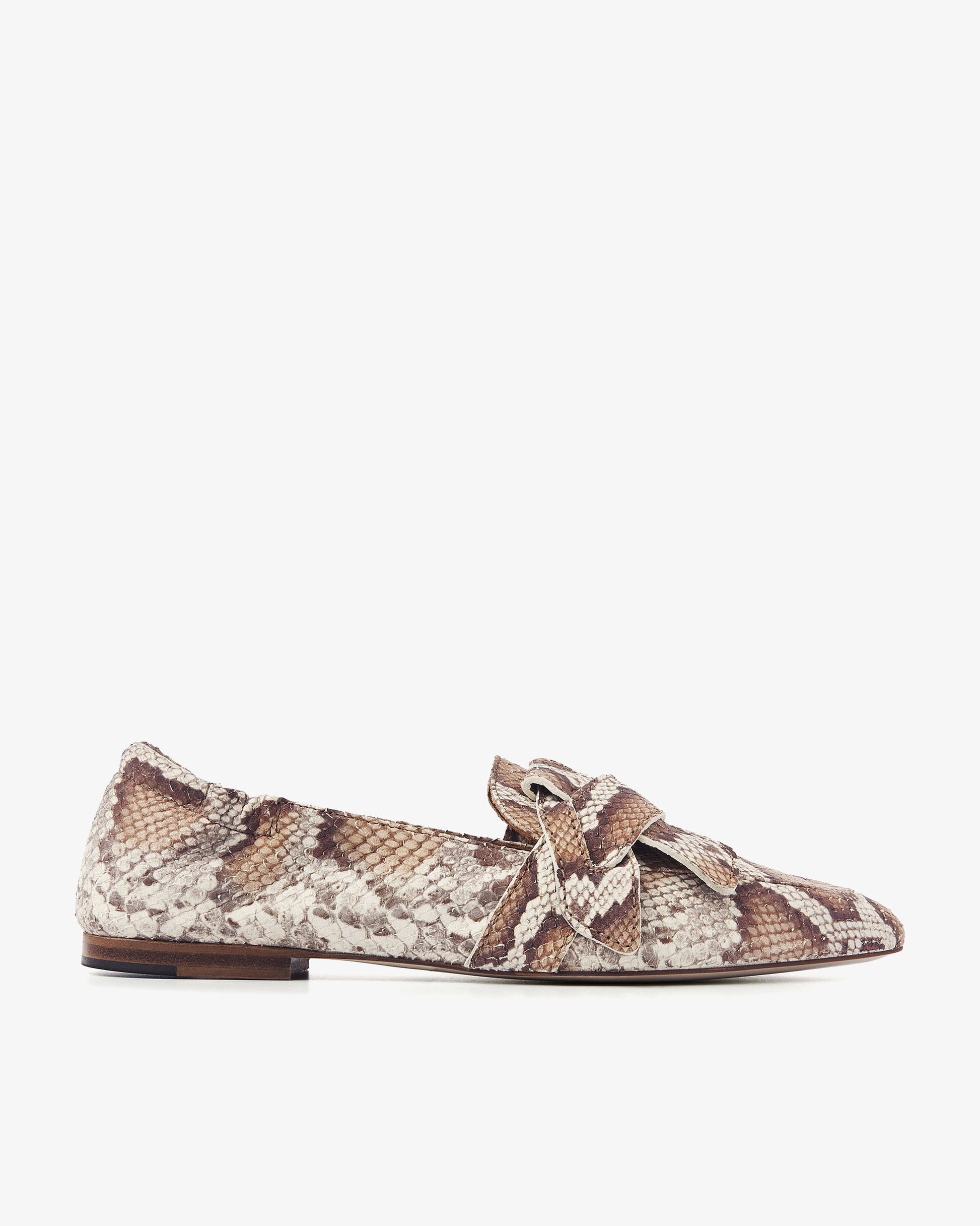 VIA VAI slangenprint dames loafers Lola Rayne