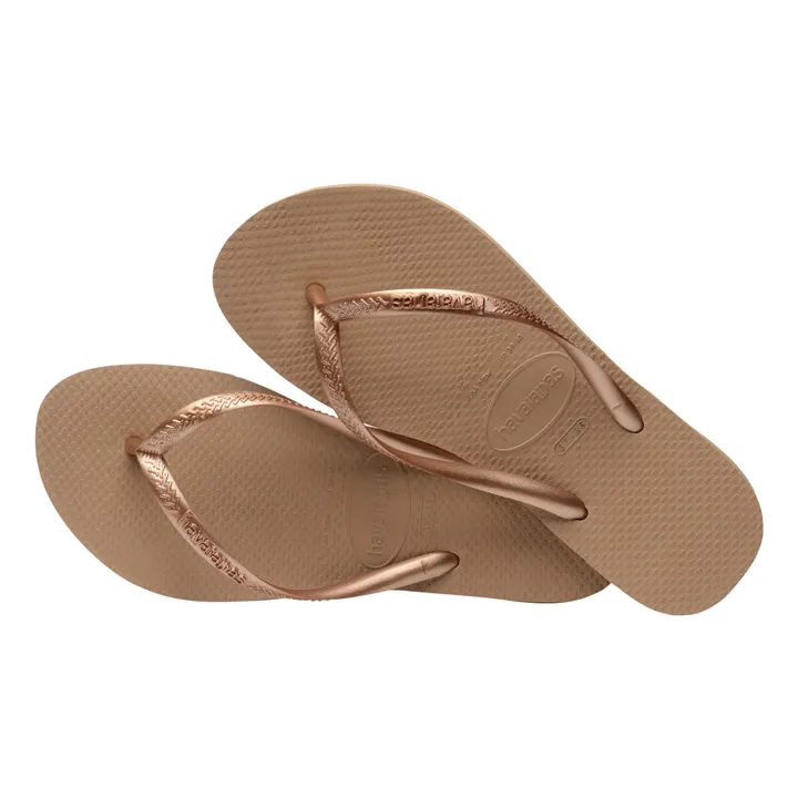 Havaianas Tongs Slim | Or rose