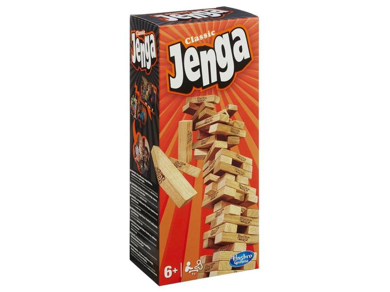 Hasbro Gaming Familienspiel Jenga Classic Geschicklichkeit ist gefragt
