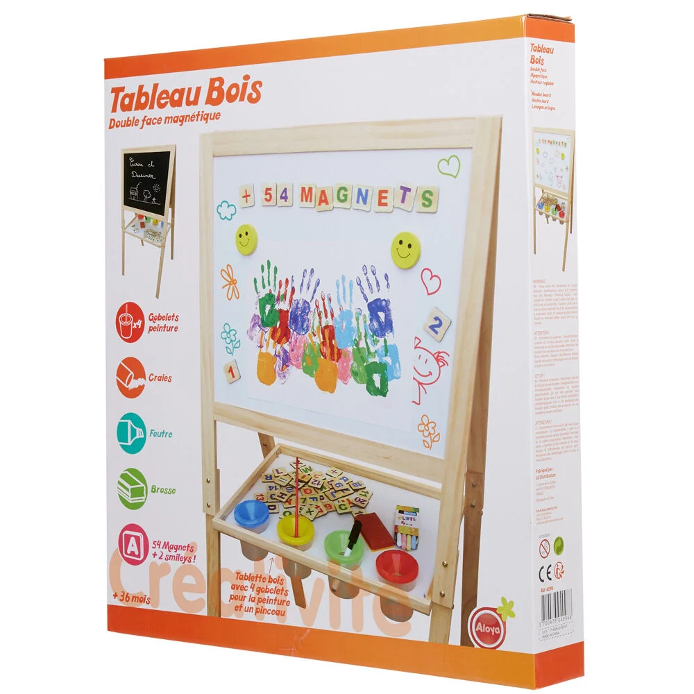 Tableau double face magnétique ardoise