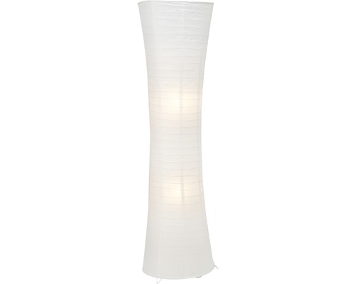 Becca witte 2-lichts vloerlamp, 125 cm hoog