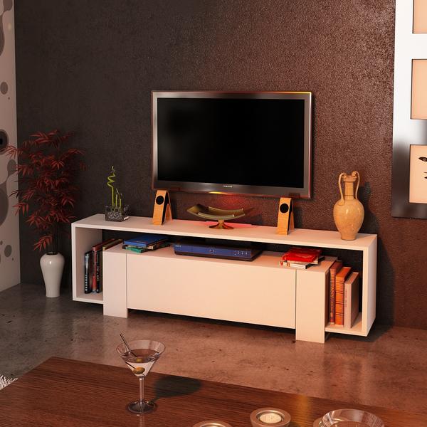 TV Lowboard Mery Weiß