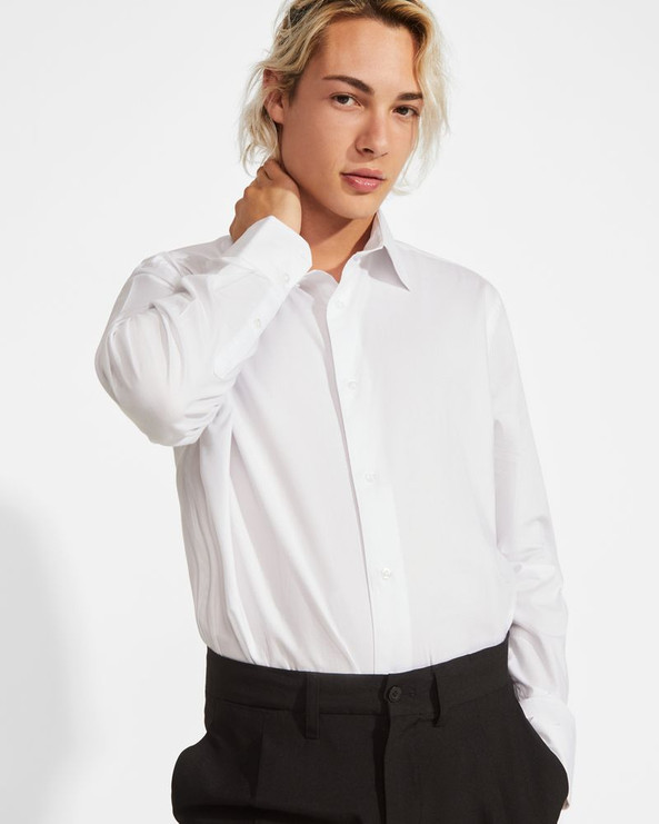 Roly CM5506 - MOSCU Chemise à manches longues en tissu stretch
