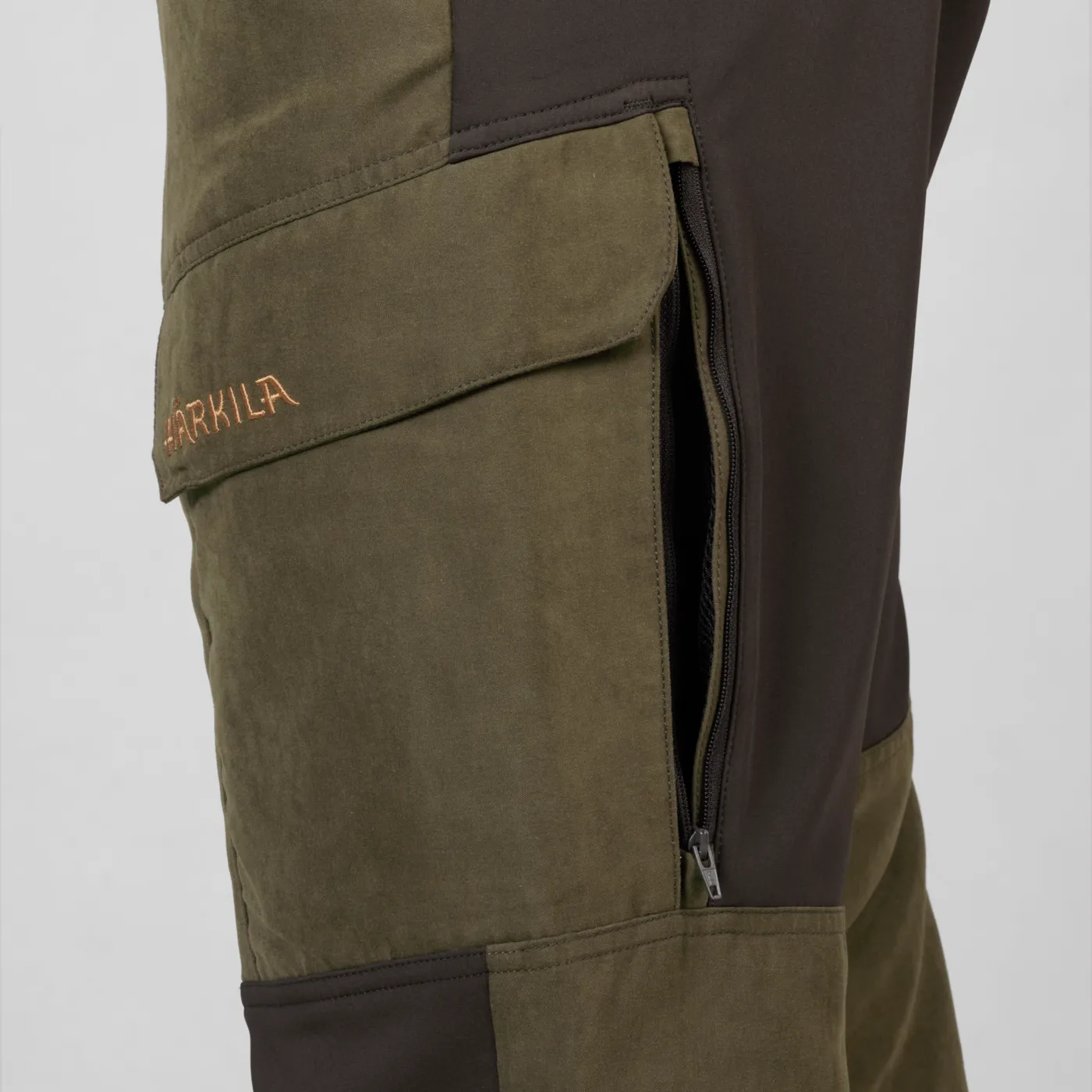 Härkila Men's Härkila Scandinavian Pants Willow Green/Deep Brown