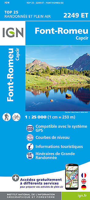 IGN - TOP 25 2249ET FONT ROMEU 1 25 000