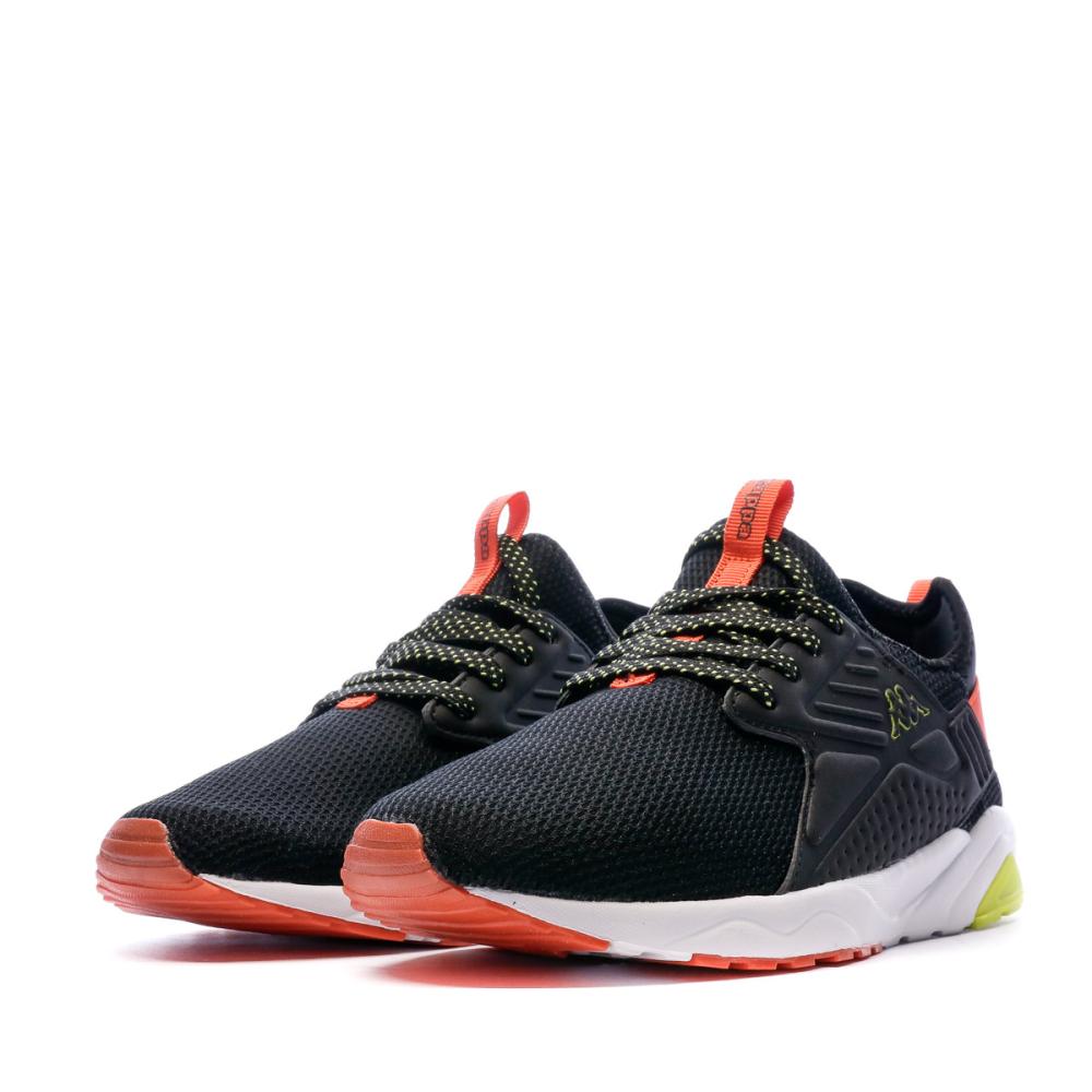 Kappa Baskets Noir/Rouge Ado Kappa San Puerto