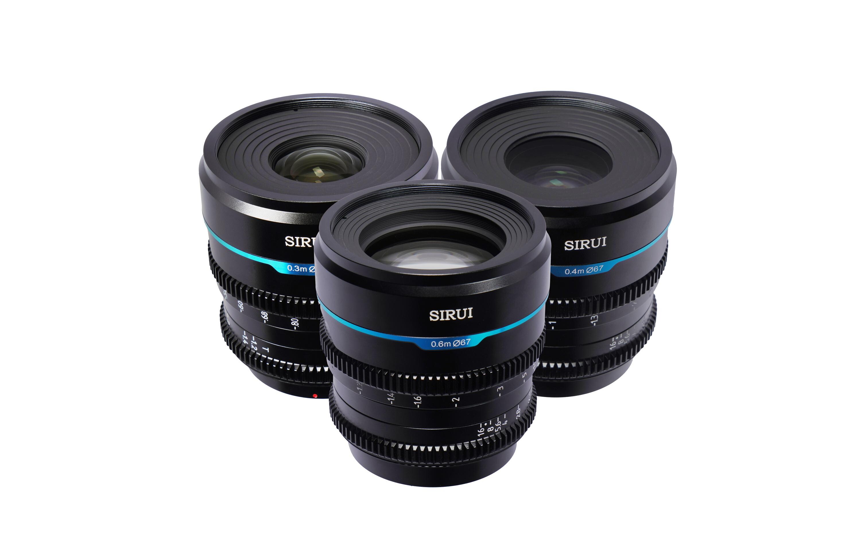 Festbrennweite 24, 35&55mm T1.2 – Fujifilm X-Mount<br>Cine-Objektiv für X Mount-Kameras