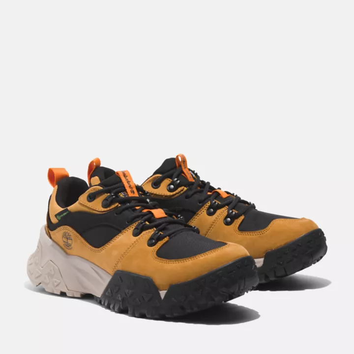 Chaussure de randonnée basse à lacets Motion Scramble imperméable pour homme en jaune