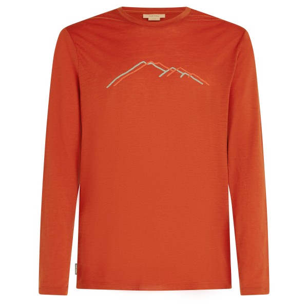 Icebreaker - Merino 150 Tech Lite L/S Tee Rainer Ridge - Haut en mérinos