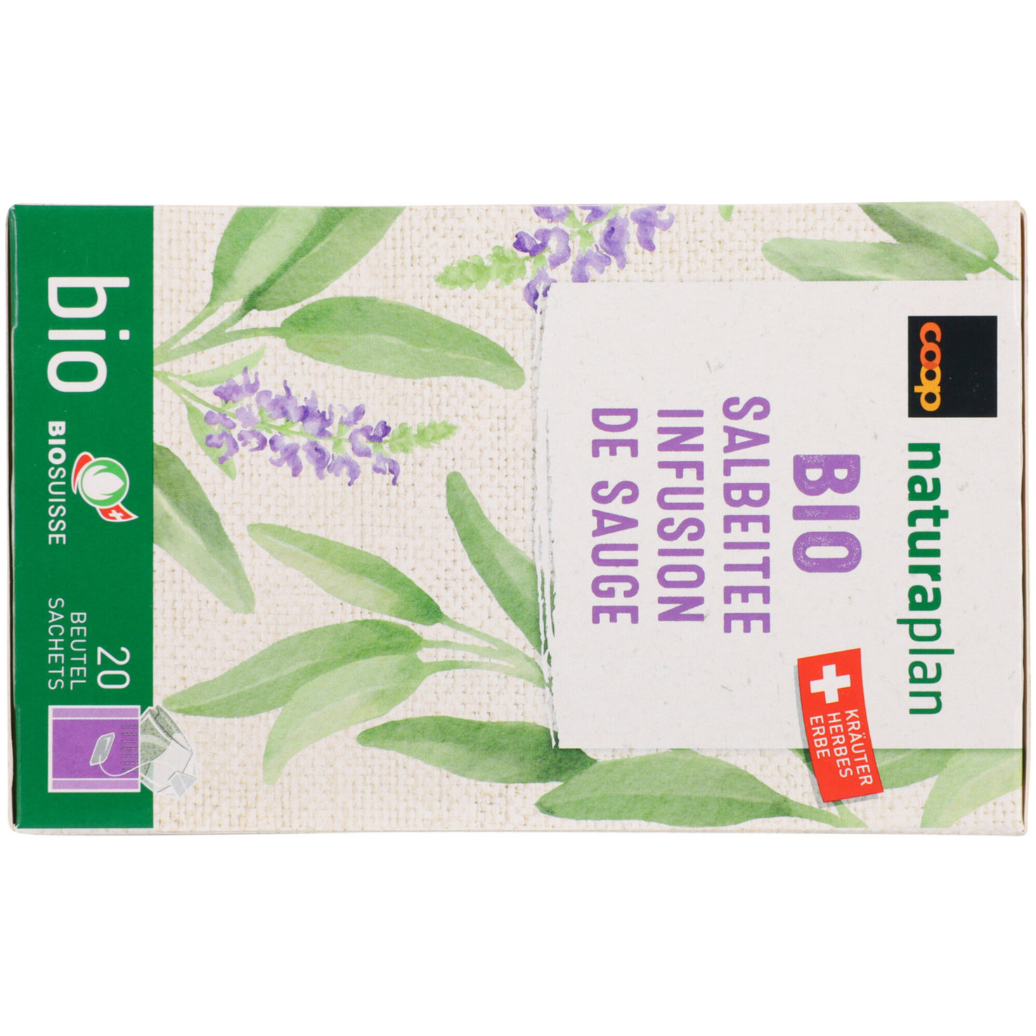 Bio Salbeitee Schweiz 20 Beutel