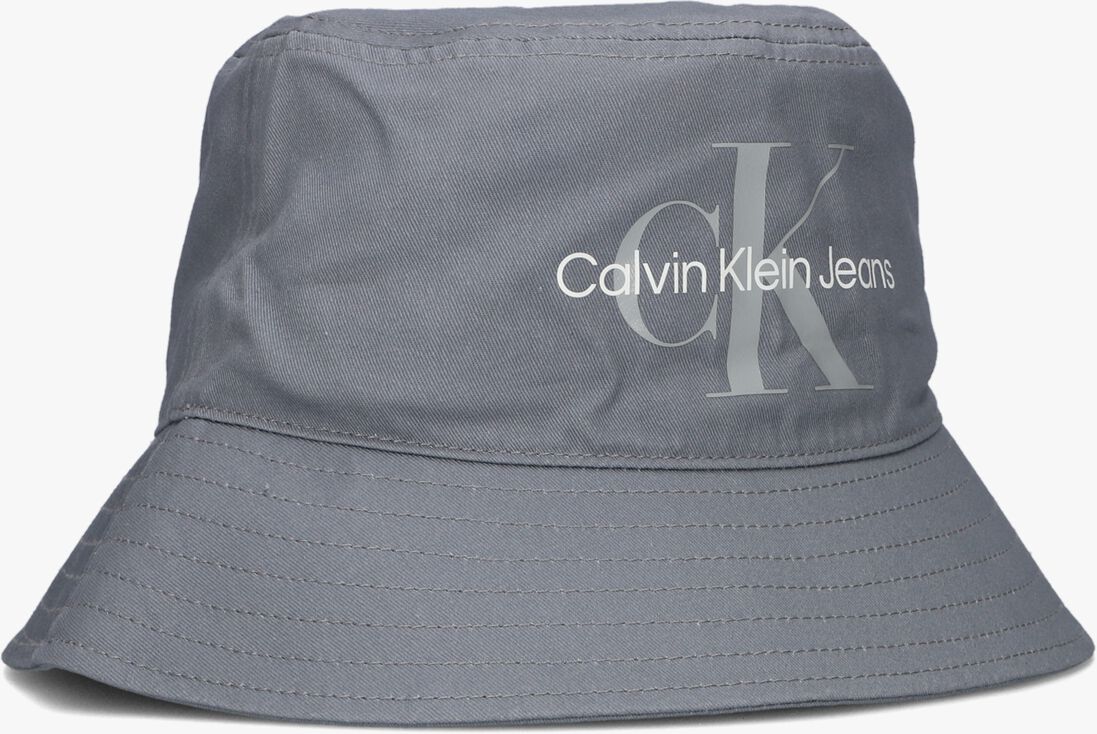 CALVIN KLEIN grijze calvin klein hoed monogram soft bucket hat
