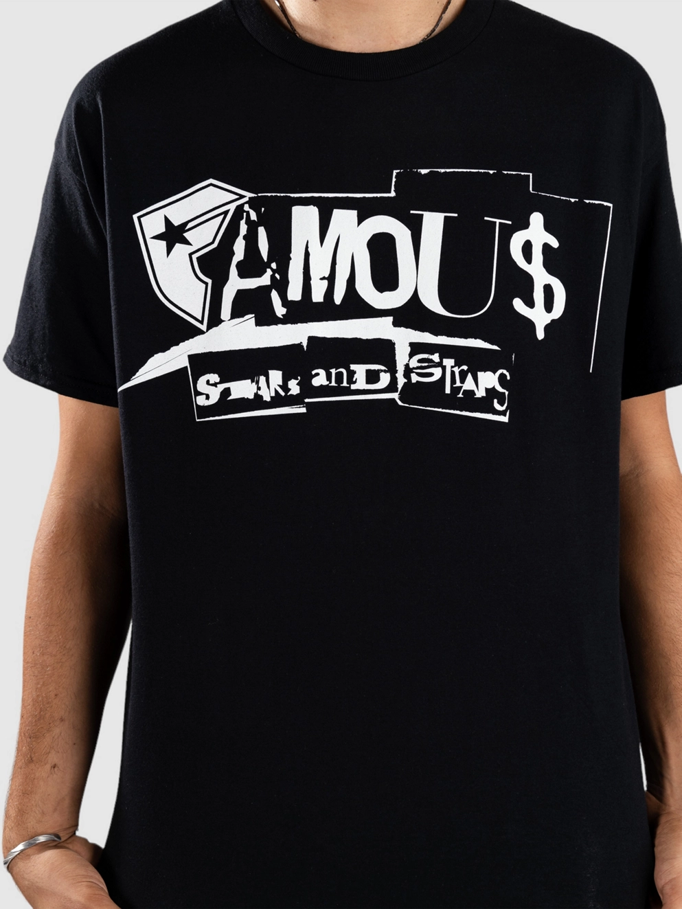 Famous Stars And Straps Cut N Paste T-Shirt black