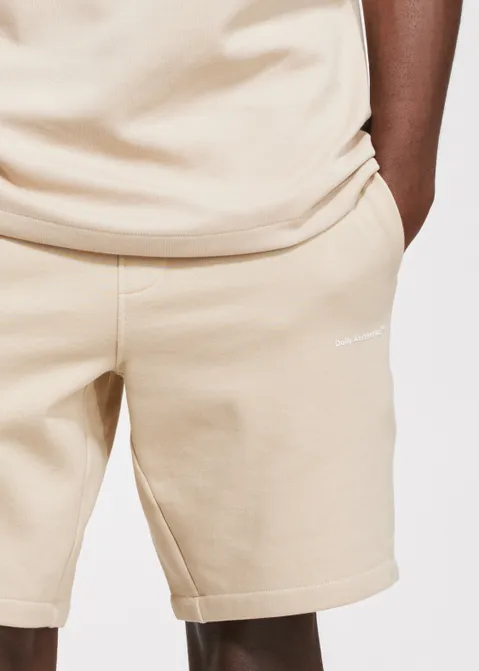 Korte broek met logo zand (ZND.L)