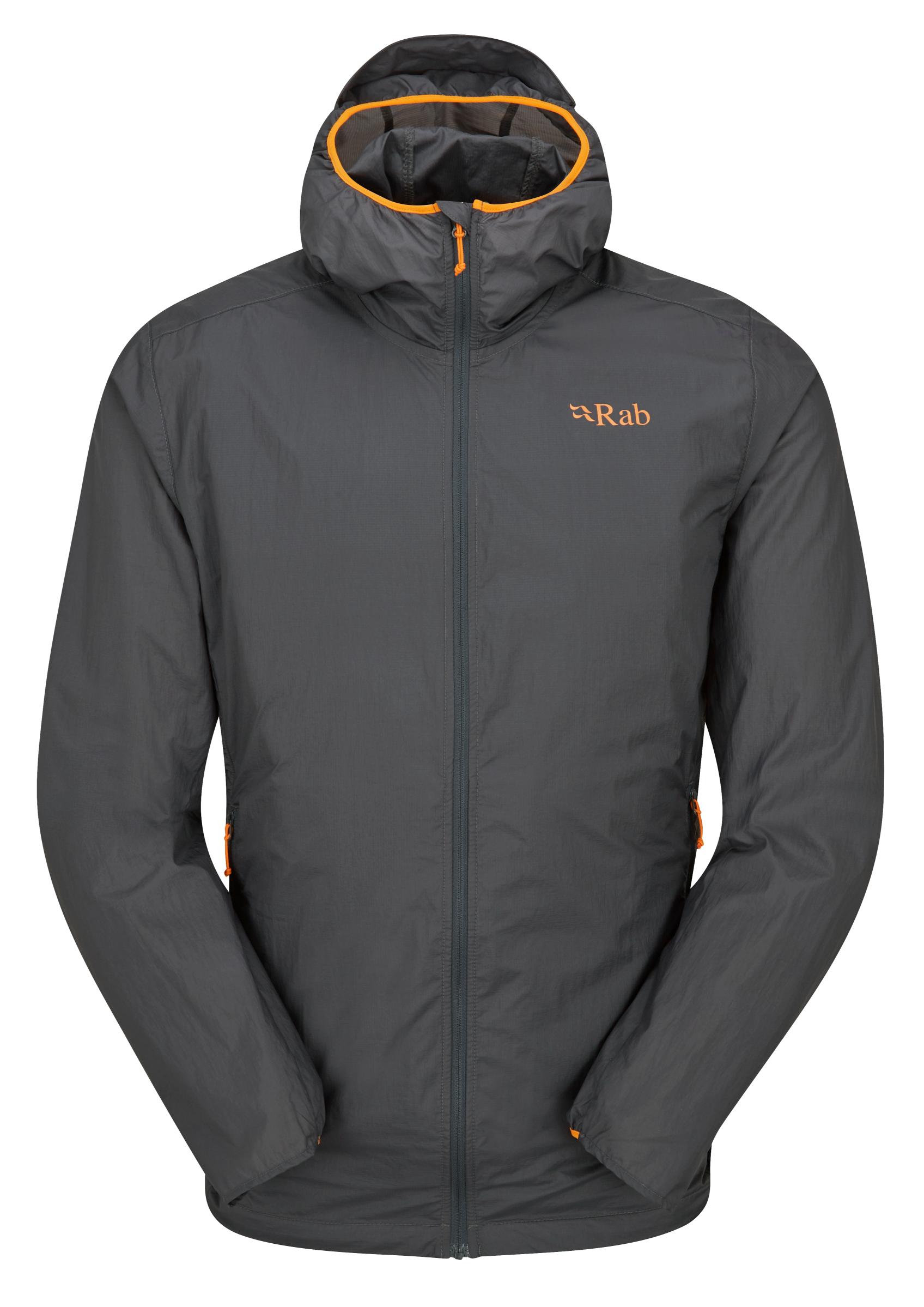 Rab Vital Hoody Graphene/Marmalade