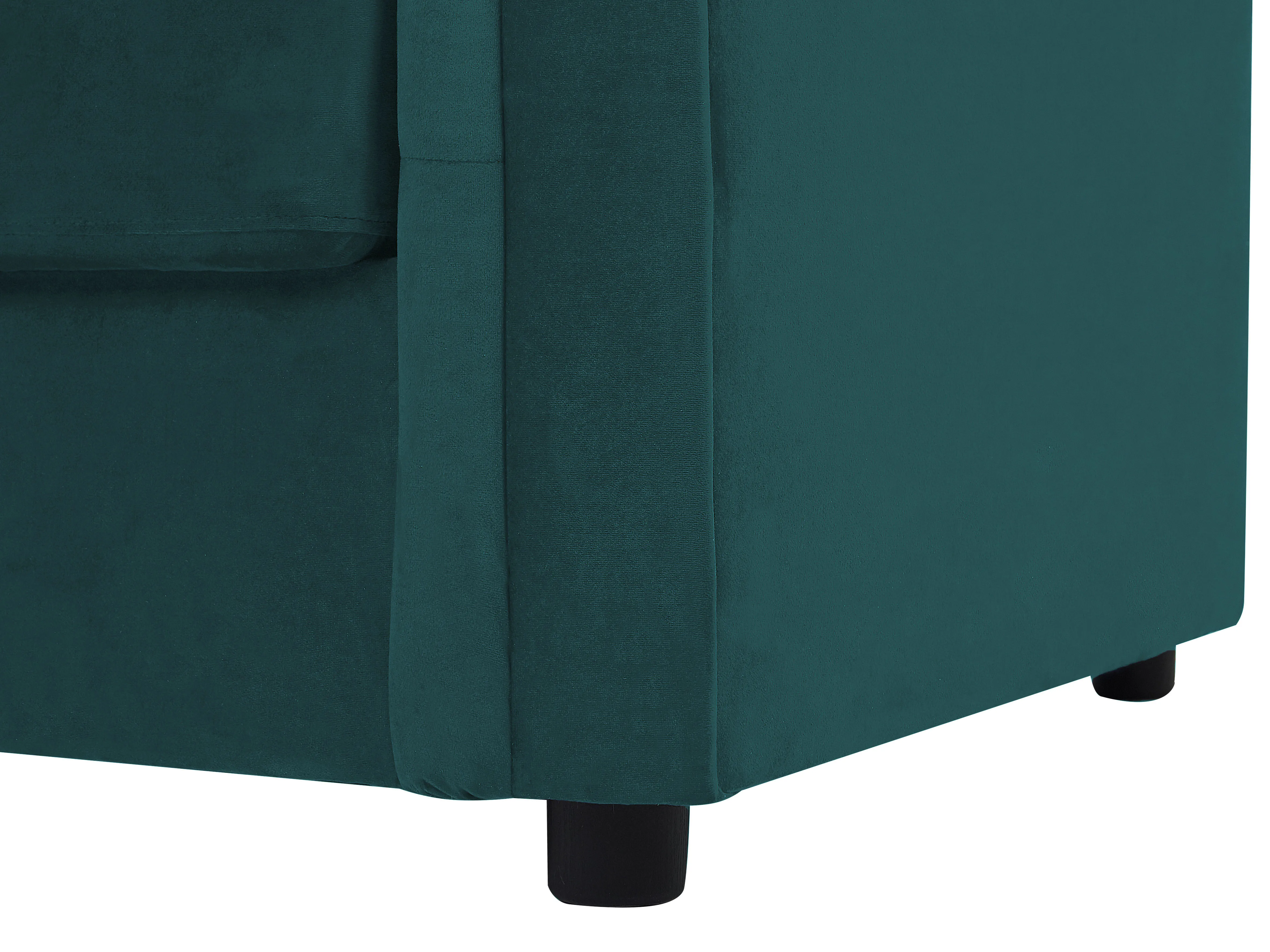 Slaapbank 3-zits CHESTERFIELD Fluweel Smaragdgroen