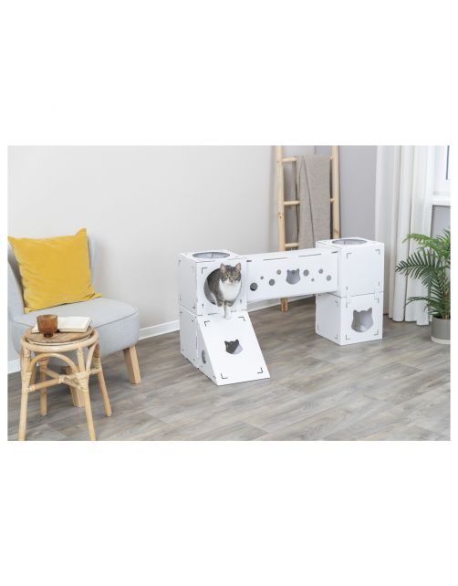 Trixie Kattenmeubel Finca Felice - Krabpalen - 125x62x62 cm Wit