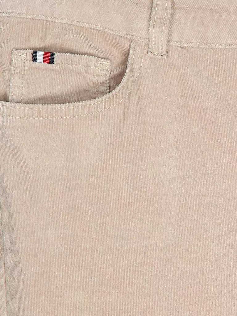 TOMMY HILFIGER Cordhose Slim Fit beige