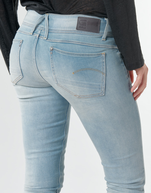 G-Star Raw - Lynn Mid Skinny Wmn - lt aged
