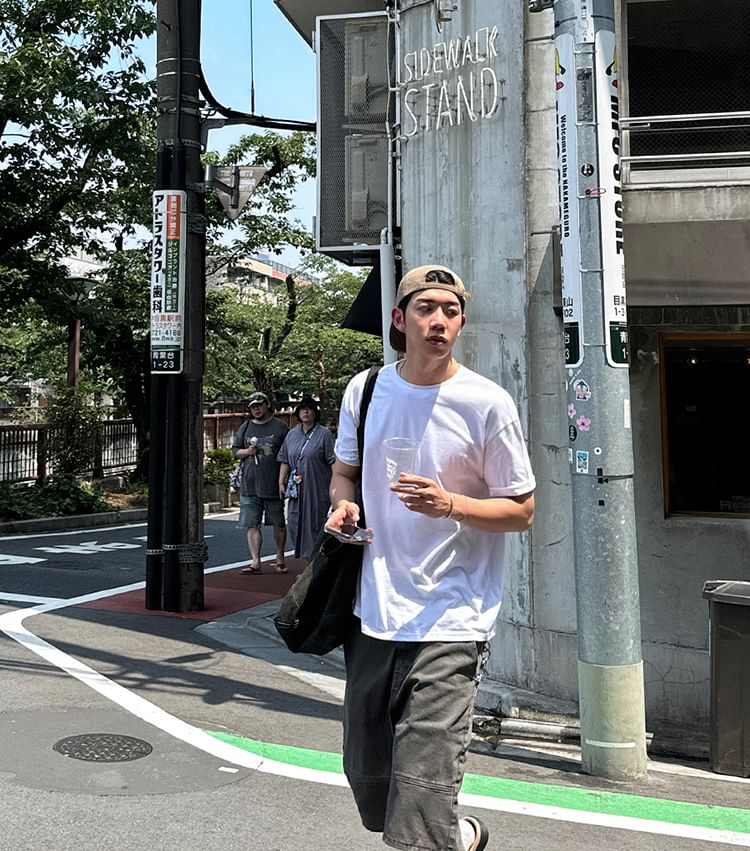 MRCYC - Mid Rise Washed Wide Leg Jorts