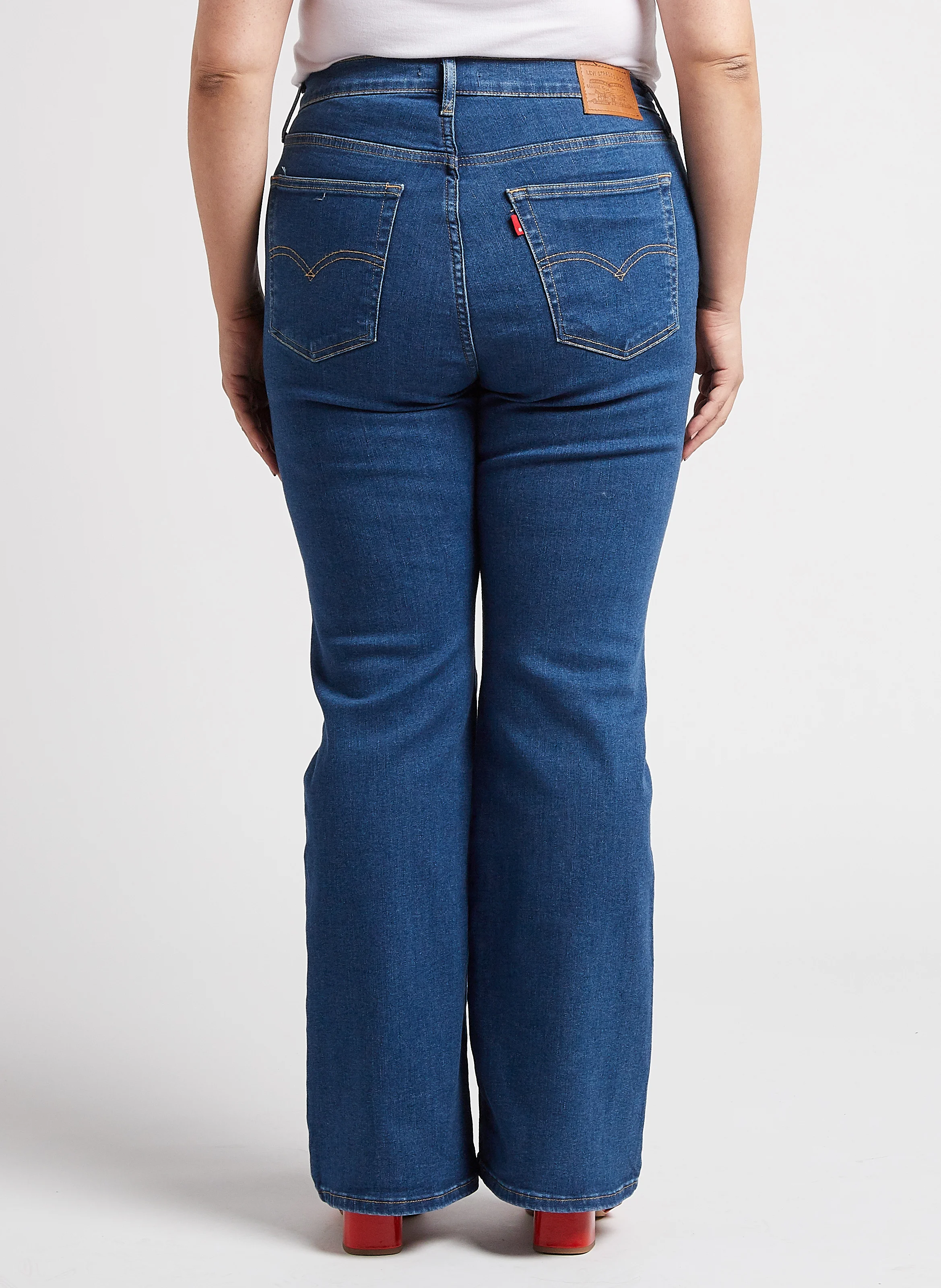 726 PL HR FLARE - Jean flare délavé en coton mélangé| Jean Délavé