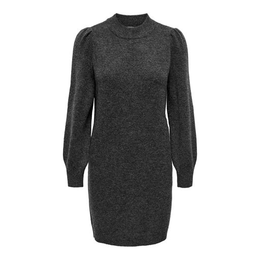 JDY Rue Strikkjole, Dark Grey Melange, M