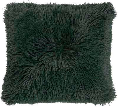 Dutch Decor sierkussen Fluffy groen 45 x 45 x 10 cm
